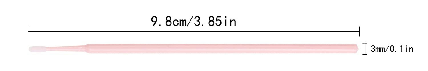 Disposable Micro Brush Applicators for Eyelash Extension (100pcs)