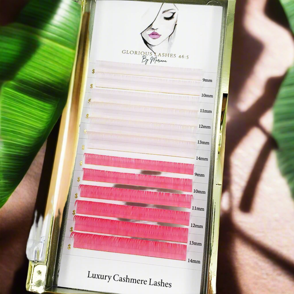Pink lashes