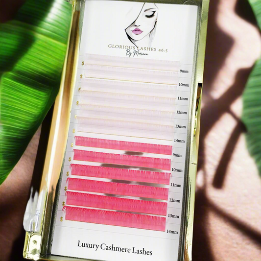 Pink lashes